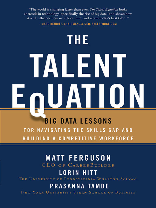 Title details for The Talent Equation by Matt Ferguson - Available